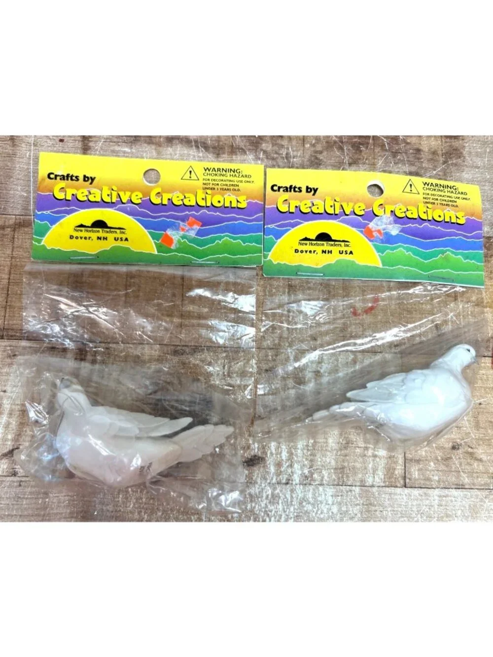 Creative Creations Decorative Paintable Dove Figurines For Crafts